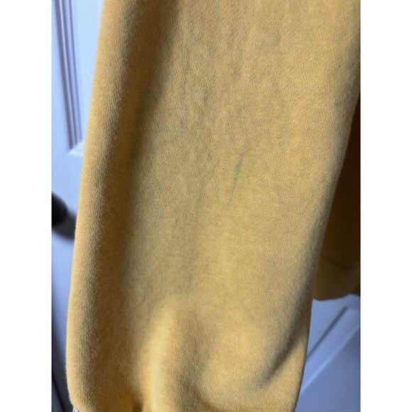 Vintage Yellow Tommy Hilfiger Hoodie Sweatshirt Large - Picture 4 of 8